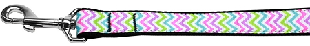 Summer Chevrons Nylon Dog Leash 6 Foot